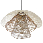 Подвесной светильник Beige Gold Mesh Lampshade Hanging Lamp варинант исполнения - 3 | Loft Concept в Ростове-на-Дону