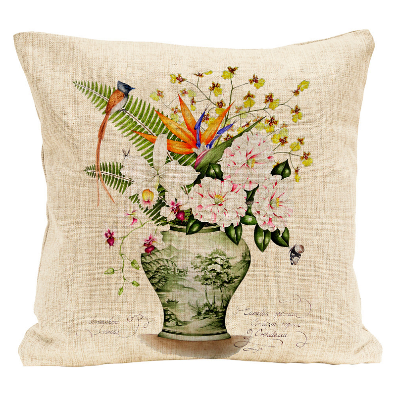   Bouquet with Strelitzia Pillow    -- | Loft Concept 