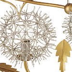 Люстра круглая с декором в виде цветков одуванчика Hanging Dandelion варинант исполнения - 1 | Loft Concept в Ростове-на-Дону