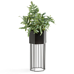 Кашпо Elevated Planters Сlive 59 черное  варинант исполнения - 2 | Loft Concept в Ростове-на-Дону