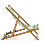 Шезлонг из акации и ткани Argentina варинант исполнения - 6 | Loft Concept в Ростове-на-Дону