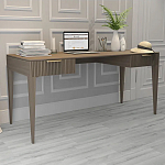 Рабочий стол коричневый с 2-мя ящиками Harper Line варинант исполнения - 2 | Loft Concept в Ростове-на-Дону