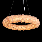 Люстра кольцевая с частичками натурального горного хрусталя Crystal Shimmer варинант исполнения - 2 | Loft Concept в Ростове-на-Дону
