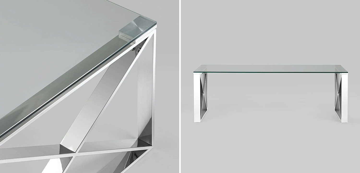 Столик кофейный Lannes Collection Silver Столик кофейный Lannes Collection Silver - Loft-Concept в Ростове-на-Дону