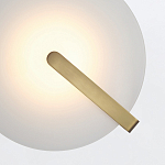 Потолочный светильник в форме плоского диска из белого матового стекла Eurofase варинант исполнения - 4 | Loft Concept в Ростове-на-Дону