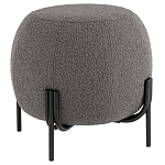 Пуф в ткани букле темно-серого цвета Pikelet варинант исполнения - 1 | Loft Concept в Ростове-на-Дону