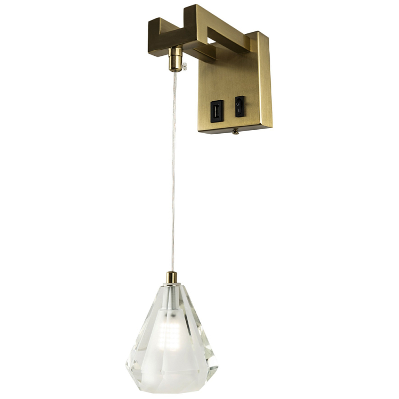     Albain Glass Wall Lamp     -- | Loft Concept 