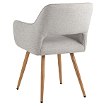 Стул в рогожке серого цвета NEASAN STOOL варинант исполнения - 4 | Loft Concept в Ростове-на-Дону