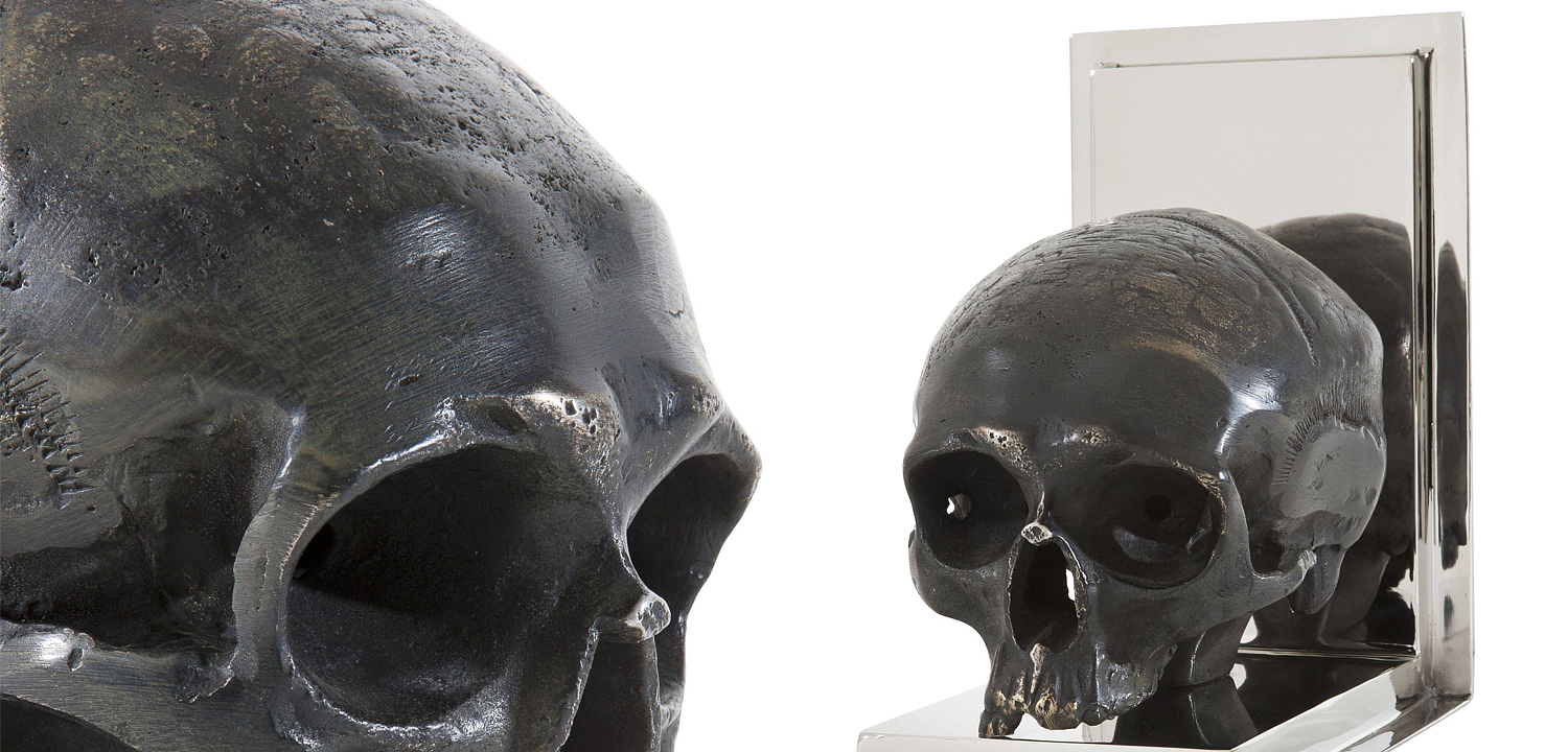 Держатель для книг Eichholtz Bookend Skull set of 2 Держатель для книг Eichholtz Bookend Skull set of 2 - Loft-Concept в Ростове-на-Дону