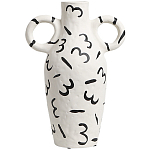 Декоративная ваза White Doodle Vase M варинант исполнения - 1 | Loft Concept в Ростове-на-Дону