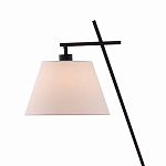 Торшер с черным наклонным корпусом и конусовидным абажуром Black Tripod варинант исполнения - 1 | Loft Concept в Ростове-на-Дону