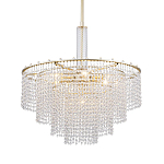 Люстра многоярусная с каскадами кристаллов Crystal Rains варинант исполнения - 1 | Loft Concept в Ростове-на-Дону