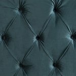 Кровать двуспальная зеленая с основанием из массива дерева с мягким изголовьем Velour Beds варинант исполнения - 2 | Loft Concept в Ростове-на-Дону