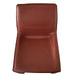 Стул коричневый из искуственной кожи на 4-х ножках Enigma Brown варинант исполнения - 3 | Loft Concept в Ростове-на-Дону