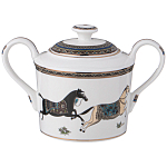 Чайный сервиз из фарфора с изображением лошадей на 6 персон 15 предметов Porcelain Horse Set  варинант исполнения - 3 | Loft Concept в Ростове-на-Дону