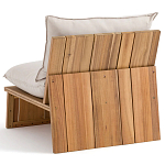 Уличное кресло из массива акации Trivett Wooden Chair варинант исполнения - 4 | Loft Concept в Ростове-на-Дону