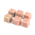 Камни для охлаждения виски из розового мрамора Natural Stone Cube варинант исполнения - 3 | Loft Concept в Ростове-на-Дону