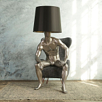 Лампа MALE MANNEQUIN LAMP с абажуром варинант исполнения - 3 | Loft Concept в Ростове-на-Дону