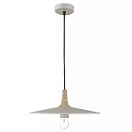 Подвесной светильник круглый в сочетании дерева и металла Space варинант исполнения - 1 | Loft Concept в Ростове-на-Дону