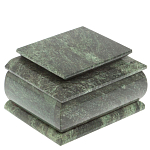 Шкатулка с зеркалом из натурального камня змеевик Stone Casket варинант исполнения - 2 | Loft Concept в Ростове-на-Дону