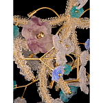 Люстра круглая с цветочным декором Miscellaneous herbs варинант исполнения - 2 | Loft Concept в Ростове-на-Дону