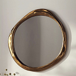 Зеркало в ассиметричной золотой раме Mirror of Aragorn варинант исполнения - 1 | Loft Concept в Ростове-на-Дону