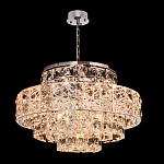 Люстра хрустальная в неоклассическом стиле на серебристом каркасе Majesty варинант исполнения - 1 | Loft Concept в Ростове-на-Дону