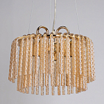 Люстра с подвесными рифлеными стеклянными трубками Nembus варинант исполнения - 4 | Loft Concept в Ростове-на-Дону