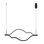 Подвесной светильник волнообразный изогнутый на двух тросах 123 см Spiral Lighting варинант исполнения - 4 | Loft Concept в Ростове-на-Дону