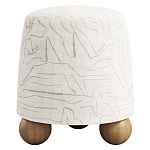 Пуф Wakonda ножки с деревянными шариками  варинант исполнения - 1 | Loft Concept в Ростове-на-Дону