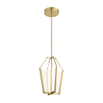  Подвесной светильник золотого цвета в форме фонаря Kichler варинант исполнения - 1 | Loft Concept в Ростове-на-Дону