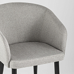 Мягкое кресло на металлических ножках Shaggy Grey варинант исполнения - 6 | Loft Concept в Ростове-на-Дону