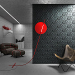 Гипсовая 3D Панель M-37 варинант исполнения - 2 | Loft Concept в Ростове-на-Дону