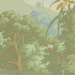 Обои ручная роспись Le Brésil Pastel варинант исполнения - 2 | Loft Concept в Ростове-на-Дону