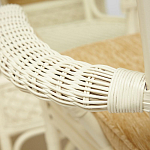 Комплект обеденный из ротанга Eloise grand white варинант исполнения - 8 | Loft Concept в Ростове-на-Дону