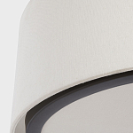 Потолочный светильник с круглым хлопковым абажуром Frosted Diffuser варинант исполнения - 3 | Loft Concept в Ростове-на-Дону