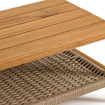 Стол журнальный для сада из акации Breathe Nature варинант исполнения - 3 | Loft Concept в Ростове-на-Дону