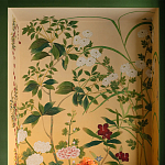 Обои ручная роспись Four Seasons Original colourway on painted Xuan paper with gold ombre варинант исполнения - 1 | Loft Concept в Ростове-на-Дону