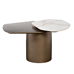 Столик журнальный Promontory с мрамором варинант исполнения - 1 | Loft Concept в Ростове-на-Дону