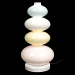 Настольная лампа из стеклянных сфер в пастельных тонах Высота 40 см Pastel Lunaria варинант исполнения - 1 | Loft Concept в Ростове-на-Дону