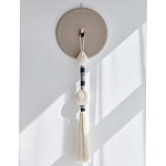 Аксессуар на стену диск из нитей Wall Decor White Thread Disc  варинант исполнения - 4 | Loft Concept в Ростове-на-Дону