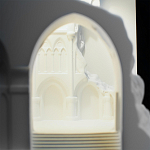 Встраиваемый в стену гипсовый светильник под покраску с эффектом разрушенной стены Antiquity Athena варинант исполнения - 9 | Loft Concept в Ростове-на-Дону