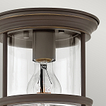 Потолочный светильник для ванных комнат со стеклянным плафоном и одной лампой Hinkley варинант исполнения - 10 | Loft Concept в Ростове-на-Дону