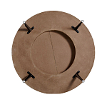 Журнальный столик с круглой фактурной столешницей из натурального дерева Vortex варинант исполнения - 3 | Loft Concept в Ростове-на-Дону