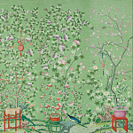 Обои ручная роспись Belvoir Pistachio варинант исполнения - 2 | Loft Concept в Ростове-на-Дону