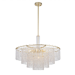 Люстра многоярусная с каскадами кристаллов Crystal Rains варинант исполнения - 3 | Loft Concept в Ростове-на-Дону