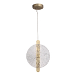 Подвесной светильник с круглым стеклянным плафоном Gingham варинант исполнения - 4 | Loft Concept в Ростове-на-Дону