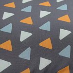 Постельное белье из сатина с принтом треугольники 150х200 см Triangular Dreams варинант исполнения - 2 | Loft Concept в Ростове-на-Дону