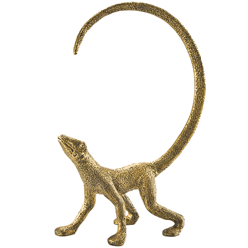   Golden Lizard Statuette   -- | Loft Concept 