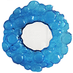 Дизайнерское Зеркало из синего стекла Blue Bubbles Mirror  варинант исполнения - 3 | Loft Concept в Ростове-на-Дону